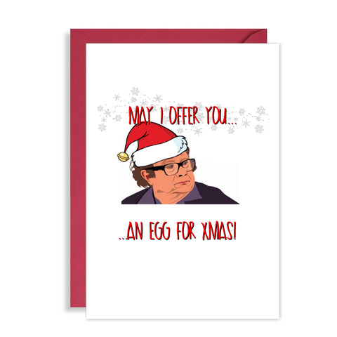 Always Sunny in Philadelphia Christmas Card - Frank Reynolds got you an Egg!